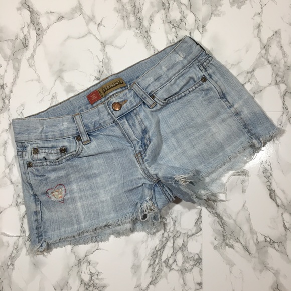 Old Navy Pants - Old Navy Cut Off Jeans Light Wash 1